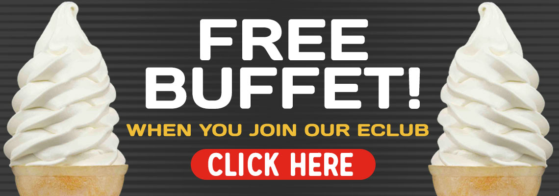 Free Buffet When You Join Our E-Club
