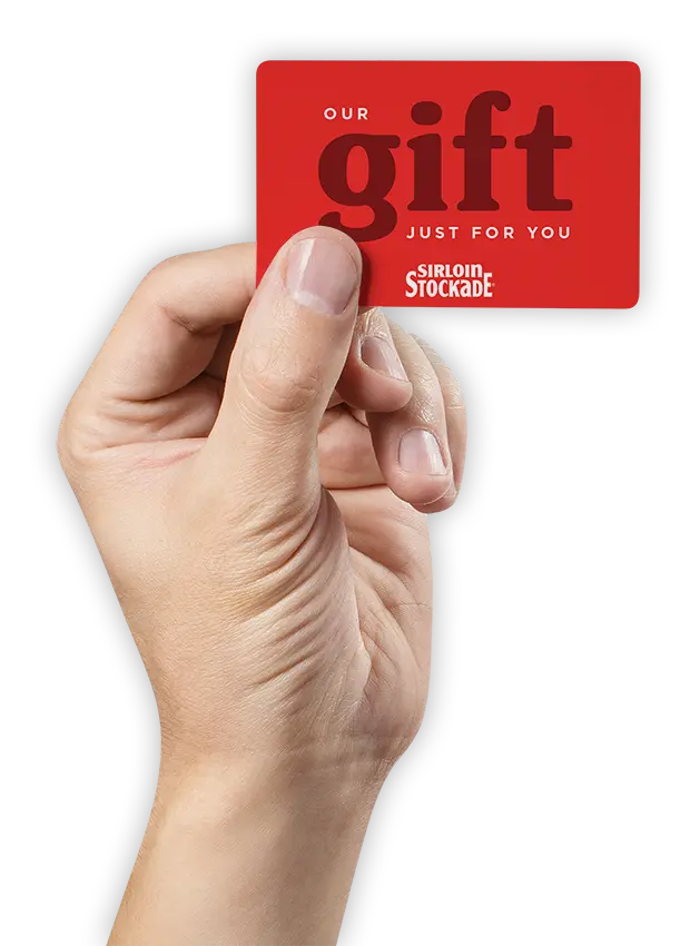 Holding Gift Card