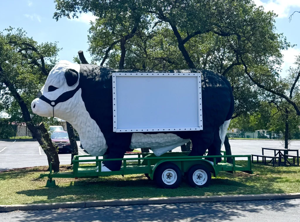 Cow Sign Photo
